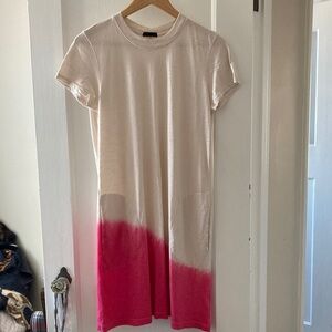 ATM ombre cotton dress